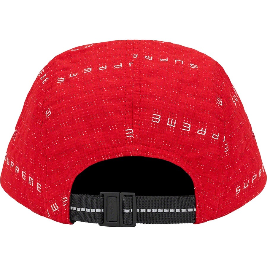 Details on Stitch Jacquard Camp Cap Red from spring summer
                                                    2022 (Price is $48)