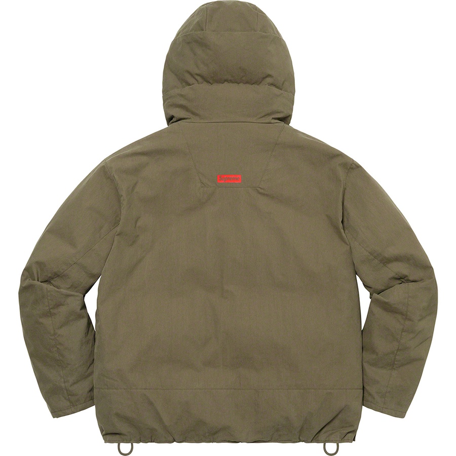 Details on Hooded Down Pullover Olive from spring summer
                                                    2022 (Price is $268)