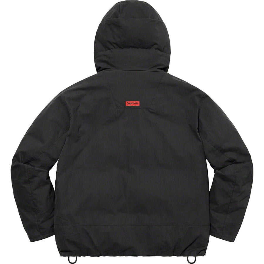 Supreme Hooded Down Pullover (SS22) - Black - $268