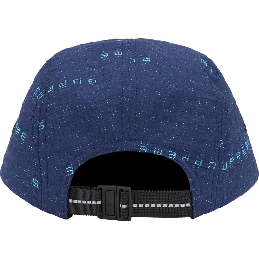 Details on Stitch Jacquard Camp Cap Navy from spring summer
                                                    2022 (Price is $48)