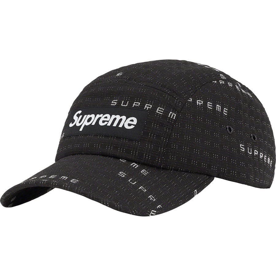 Details on Stitch Jacquard Camp Cap Black from spring summer 2022 (Price is $48)