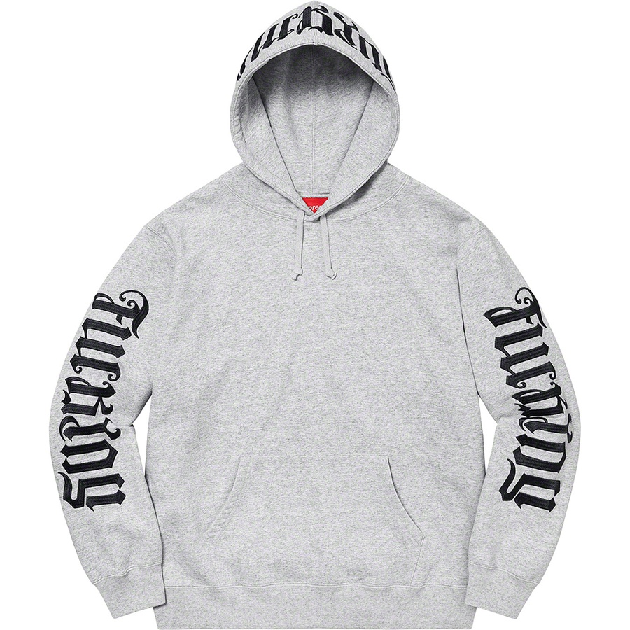 Details on Ambigram Hooded Sweatshirt Heather Grey from spring summer 2022 (Price is $158)