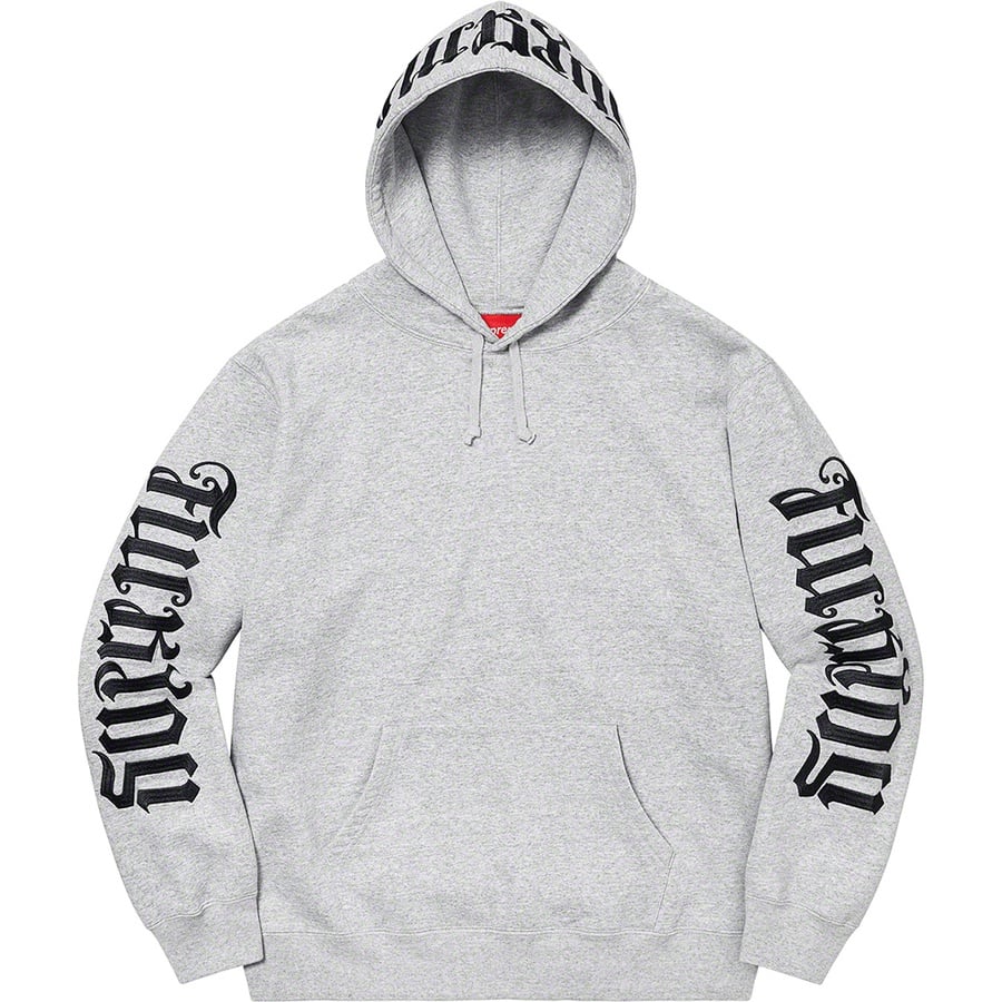 Details on Ambigram Hooded Sweatshirt Heather Grey from spring summer
                                                    2022 (Price is $158)