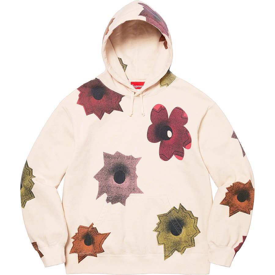 Details on Nate Lowman Hooded Sweatshirt Natural from spring summer 2022 (Price is $178)