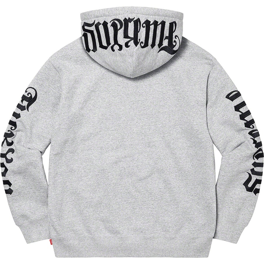 Details on Ambigram Hooded Sweatshirt Heather Grey from spring summer
                                                    2022 (Price is $158)