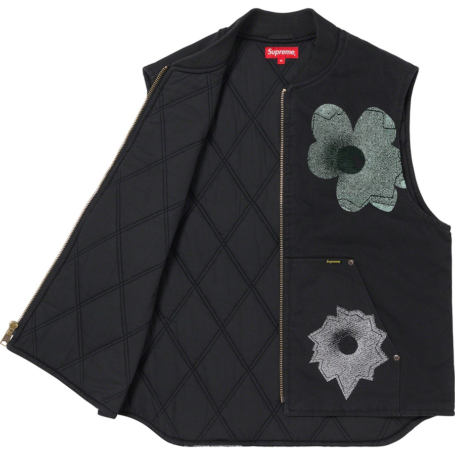 Details on Nate Lowman Work Vest Black from spring summer
                                                    2022 (Price is $188)