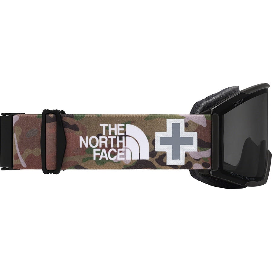 Details on Supreme The North Face SmithRescue Goggles Multi Camo from spring summer
                                                    2022 (Price is $258)