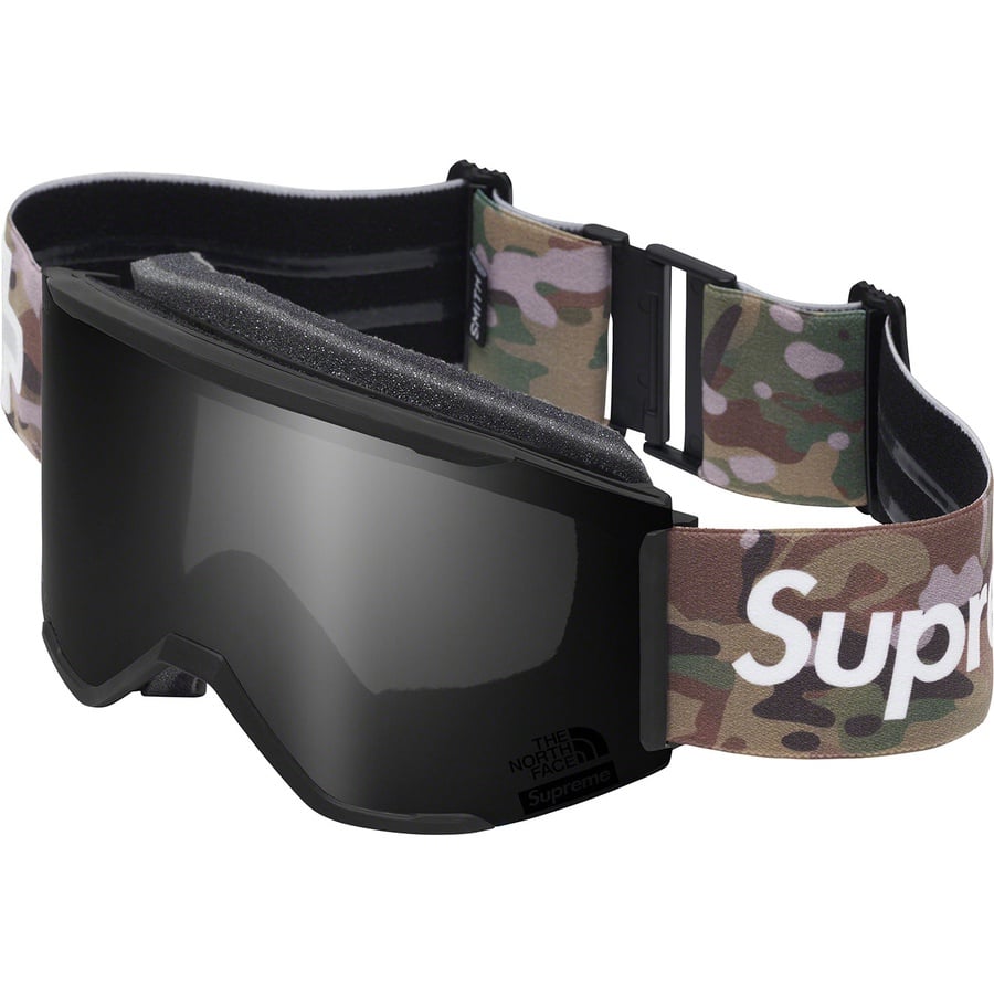 Details on Supreme The North Face SmithRescue Goggles Multi Camo from spring summer
                                                    2022 (Price is $258)