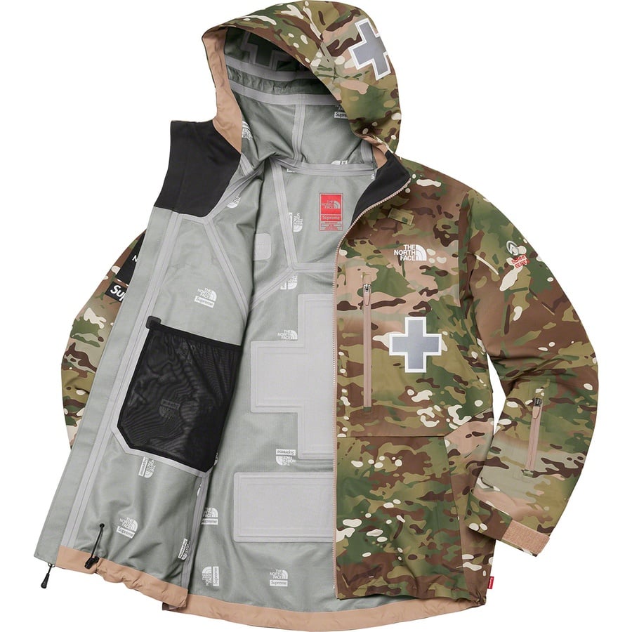 Details on Supreme The North FaceSummit Series Rescue Mountain Pro Jacket Multi Camo from spring summer
                                                    2022 (Price is $398)