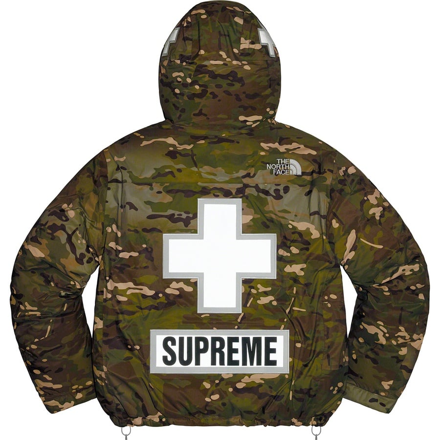 Details on Supreme The North FaceSummit Series Rescue Baltoro Jacket Multi Camo from spring summer
                                                    2022 (Price is $498)