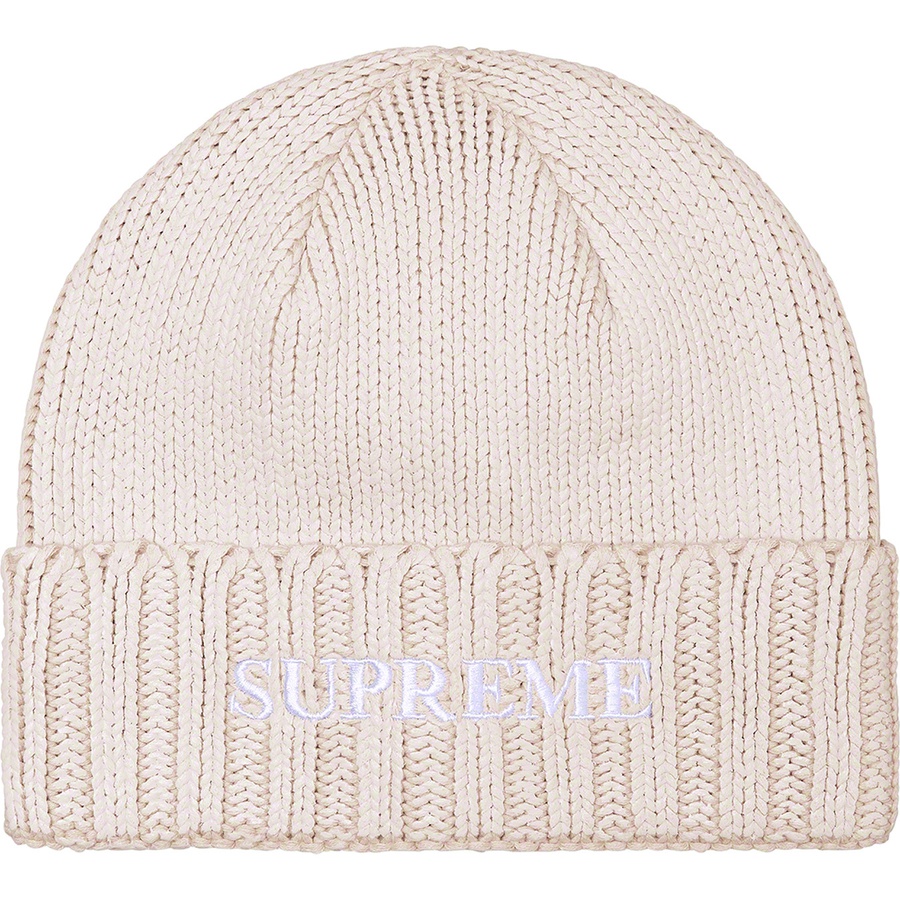 Details on Overprint Beanie White from spring summer 2022 (Price is $40)