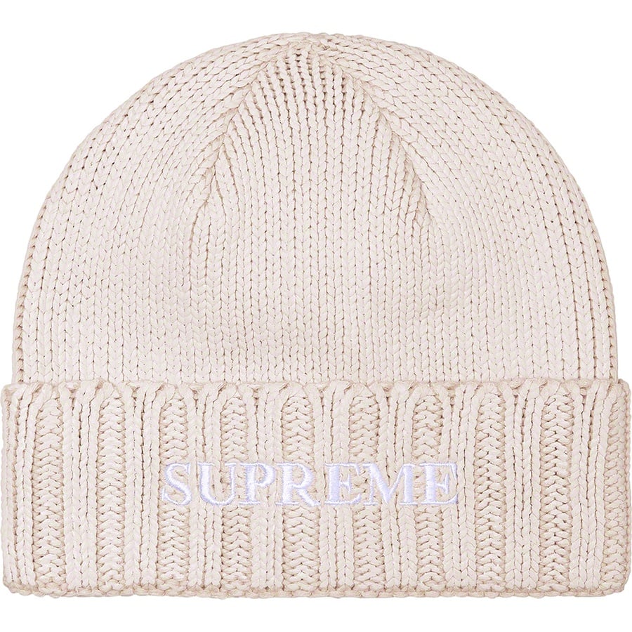 Details on Overprint Beanie White from spring summer
                                                    2022 (Price is $40)