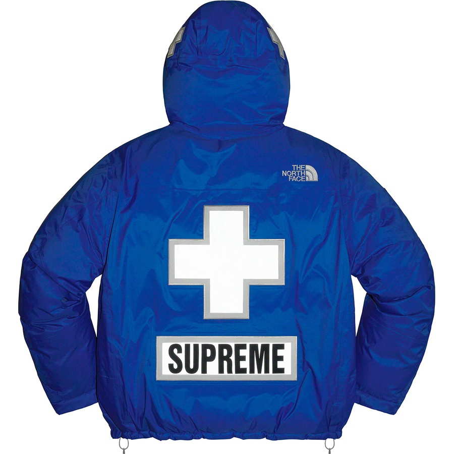 Details on Supreme The North FaceSummit Series Rescue Baltoro Jacket Blue from spring summer 2022 (Price is $498)