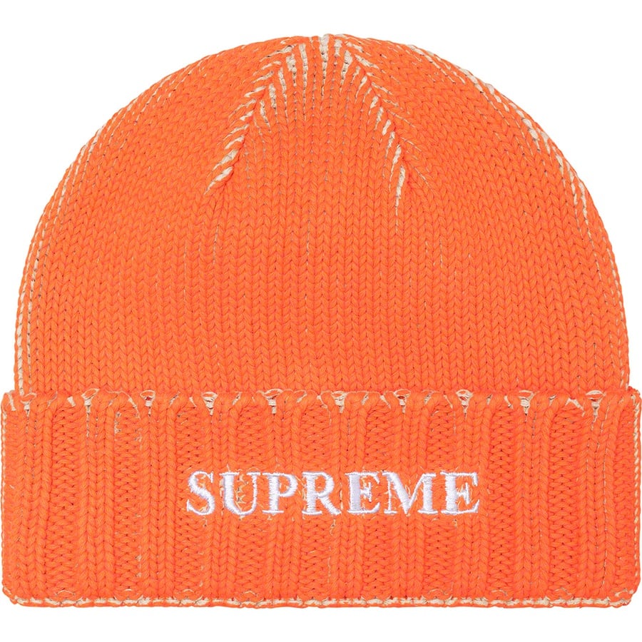 Details on Overprint Beanie Orange from spring summer
                                                    2022 (Price is $40)