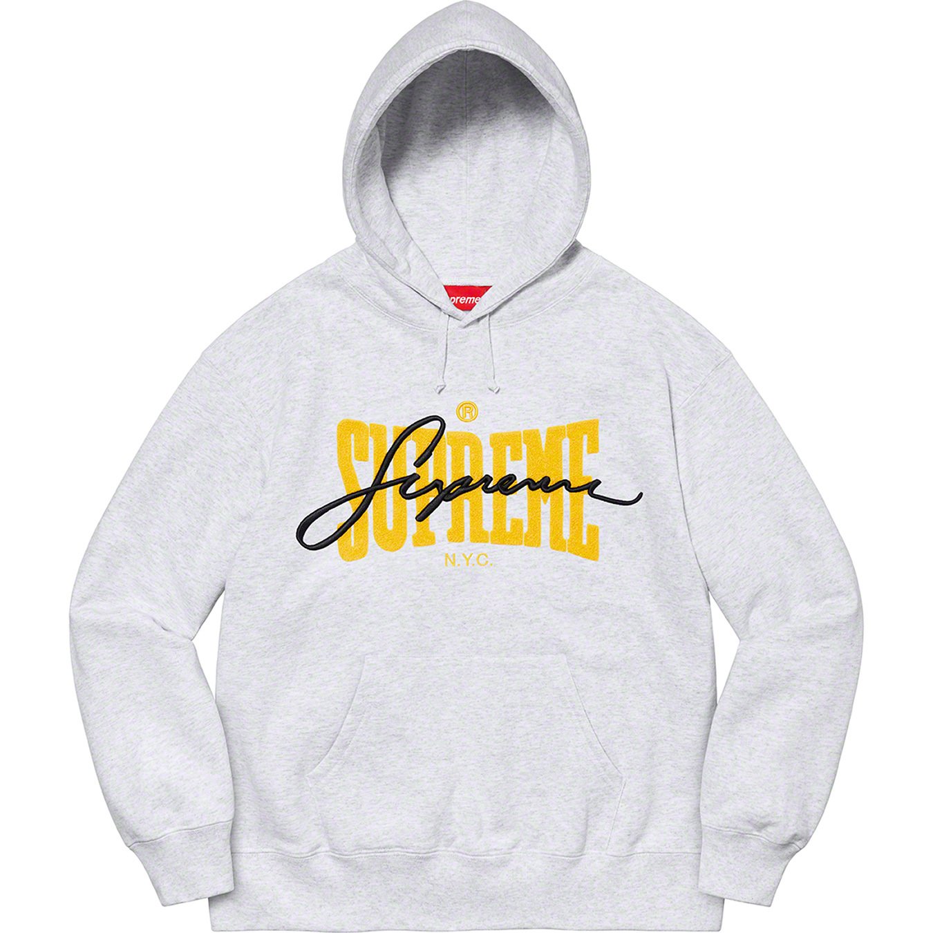 Embroidered Chenille Hooded Sweatshirt - spring summer 2022 - Supreme