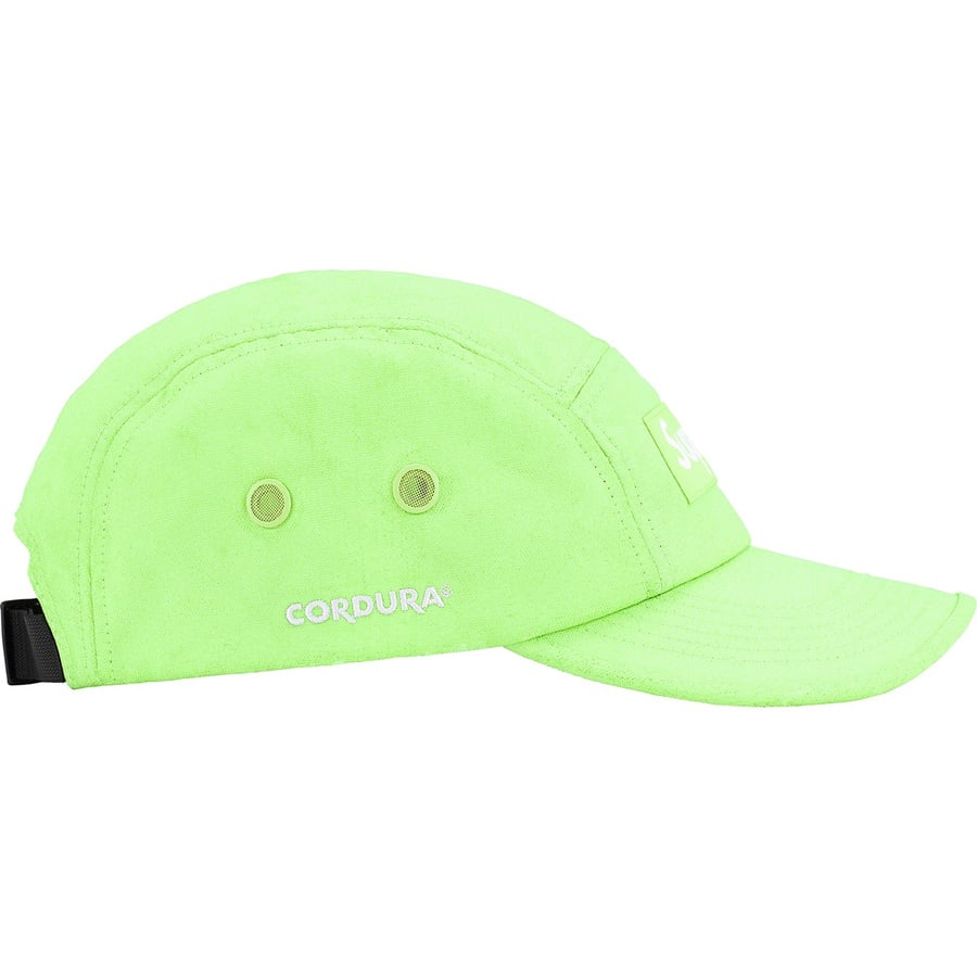 Details on Coated Cordura Camp Cap Lime from spring summer
                                                    2022 (Price is $54)