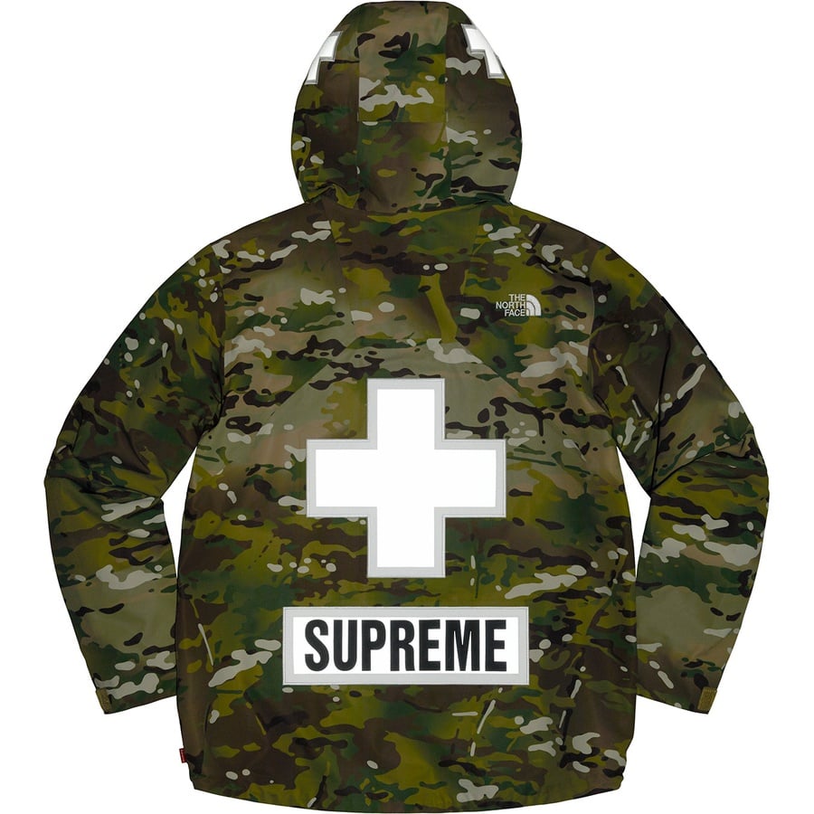 Details on Supreme The North FaceSummit Series Rescue Mountain Pro Jacket Multi Camo from spring summer
                                                    2022 (Price is $398)