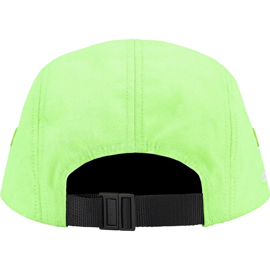 Details on Coated Cordura Camp Cap Lime from spring summer
                                                    2022 (Price is $54)