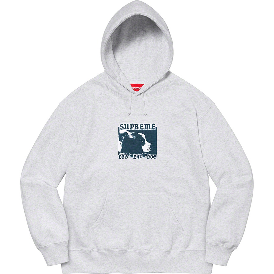 Details on Dog Eat Dog Hooded Sweatshirt Ash Grey from spring summer
                                                    2022 (Price is $158)