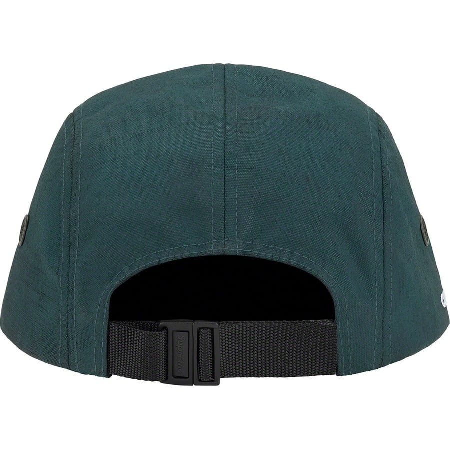 Details on Coated Cordura Camp Cap Teal from spring summer
                                                    2022 (Price is $54)