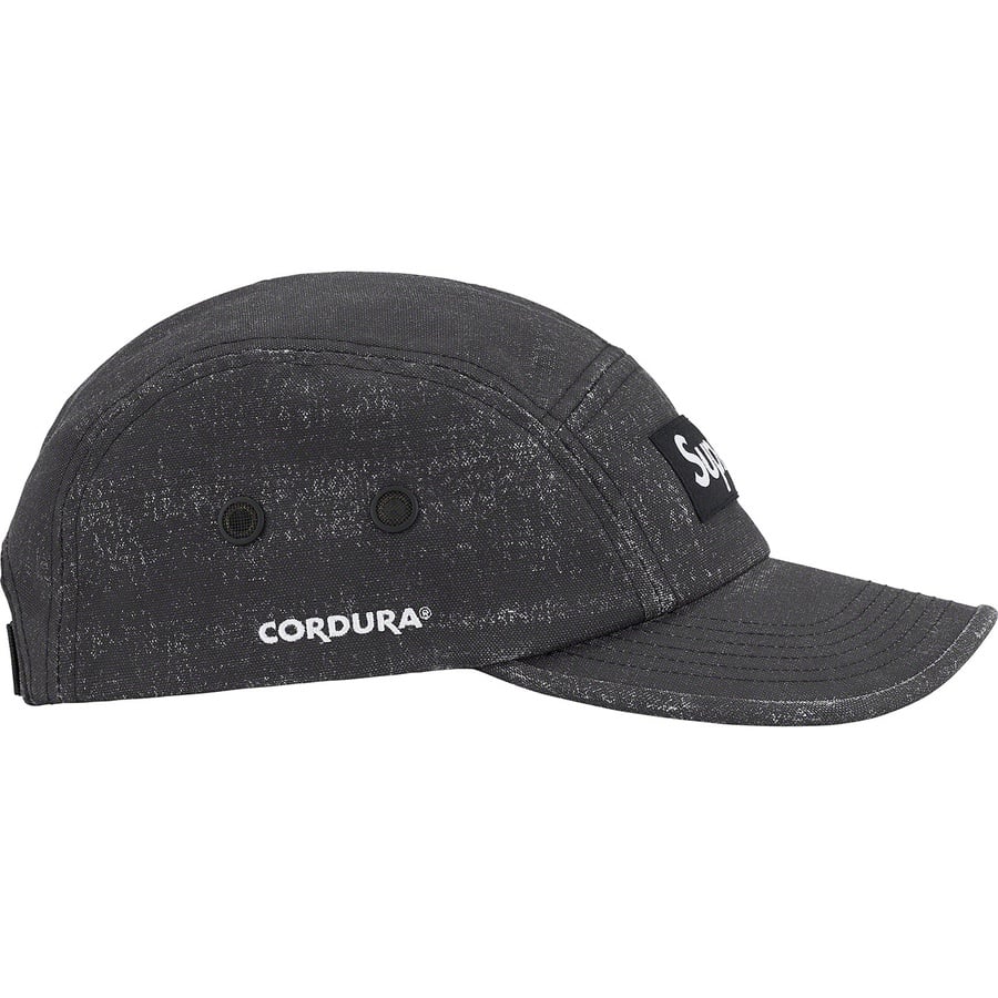 Details on Coated Cordura Camp Cap Black from spring summer 2022 (Price is $54)