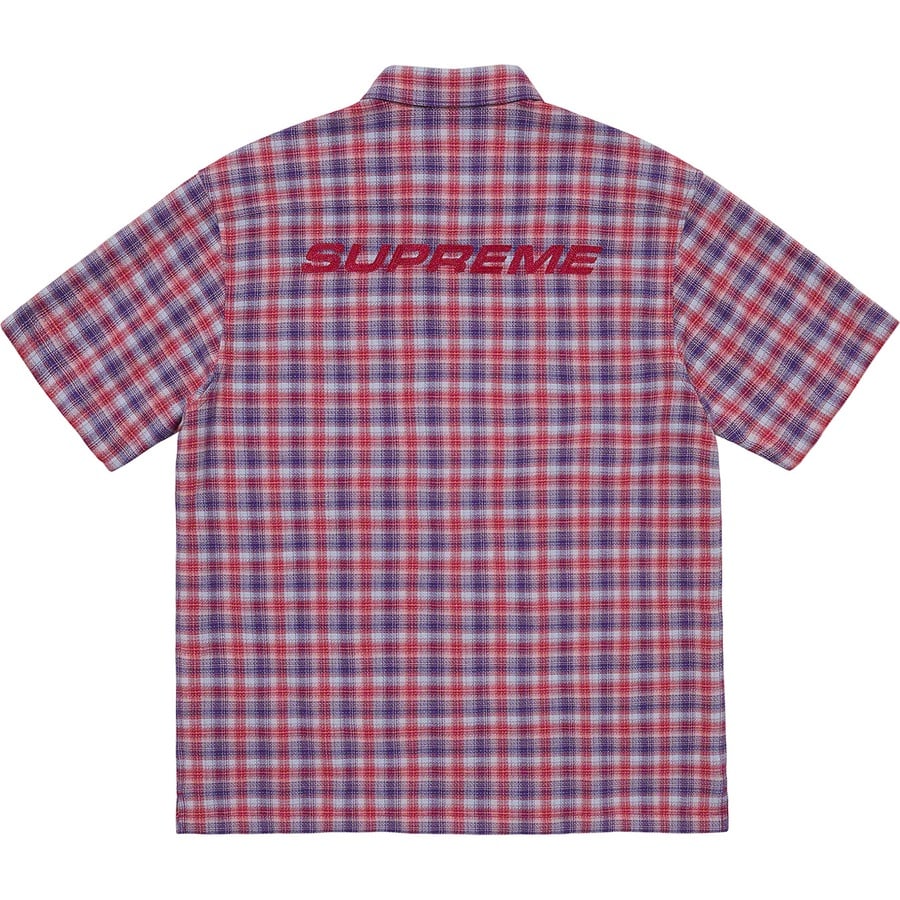 Details on Plaid S S Shirt Red from spring summer 2022 (Price is $128)