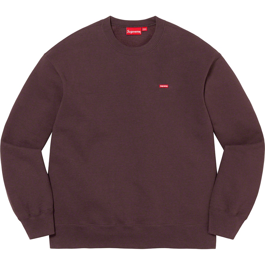 Details on Small Box Crewneck Dark Brown from spring summer
                                                    2022 (Price is $138)