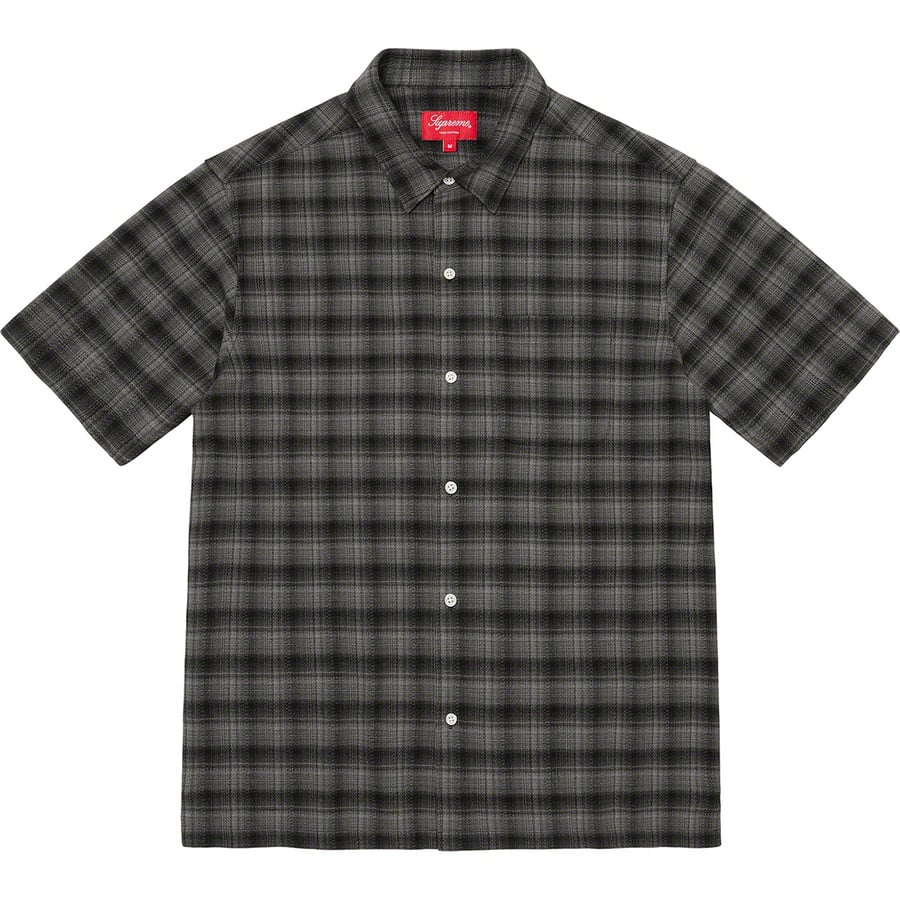 Details on Plaid S S Shirt Black from spring summer
                                                    2022 (Price is $128)