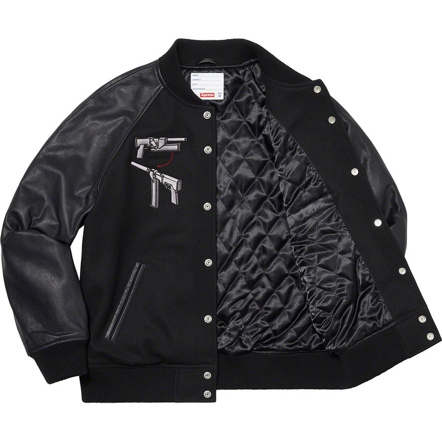 Details on Aeon Flux Varsity Jacket Black from spring summer
                                                    2022 (Price is $498)