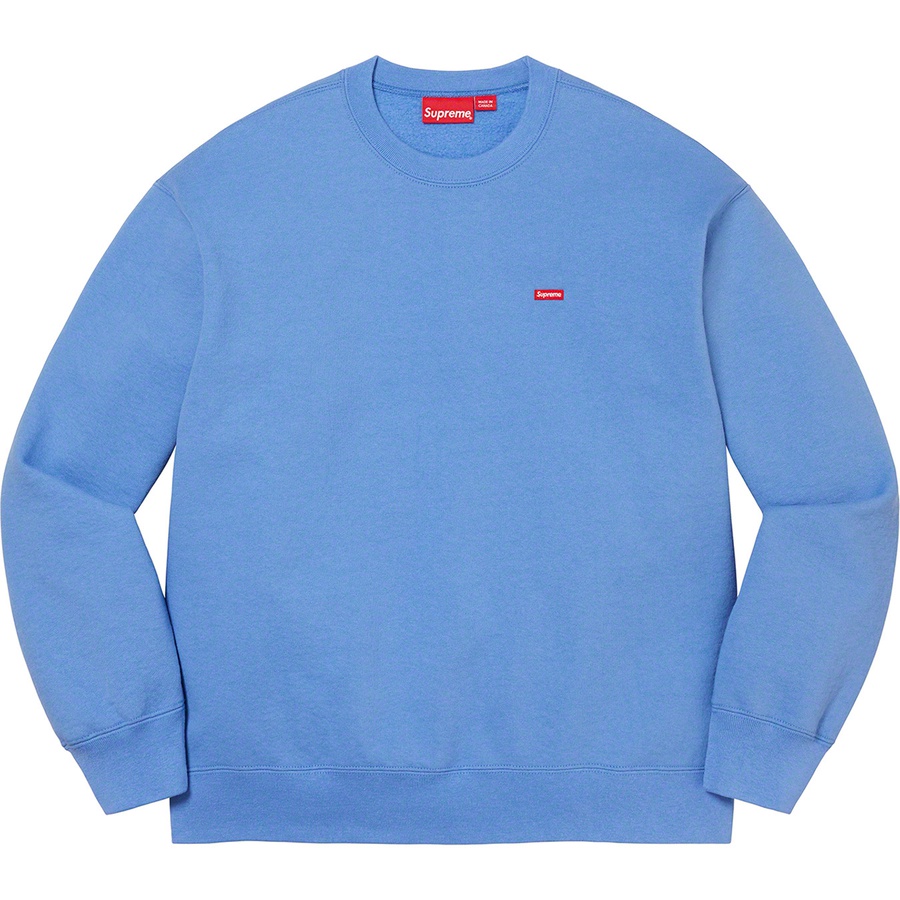 Details on Small Box Crewneck Light Blue from spring summer 2022 (Price is $138)