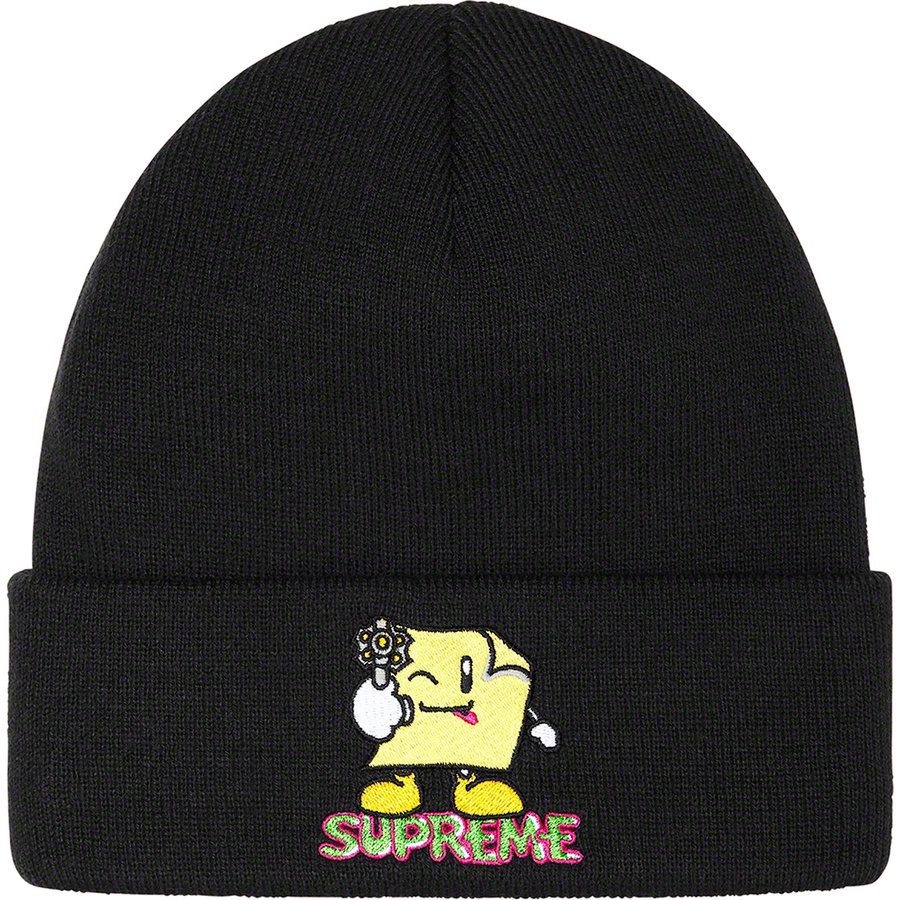 Details on Sticky Note Beanie Black from spring summer 2022 (Price is $38)