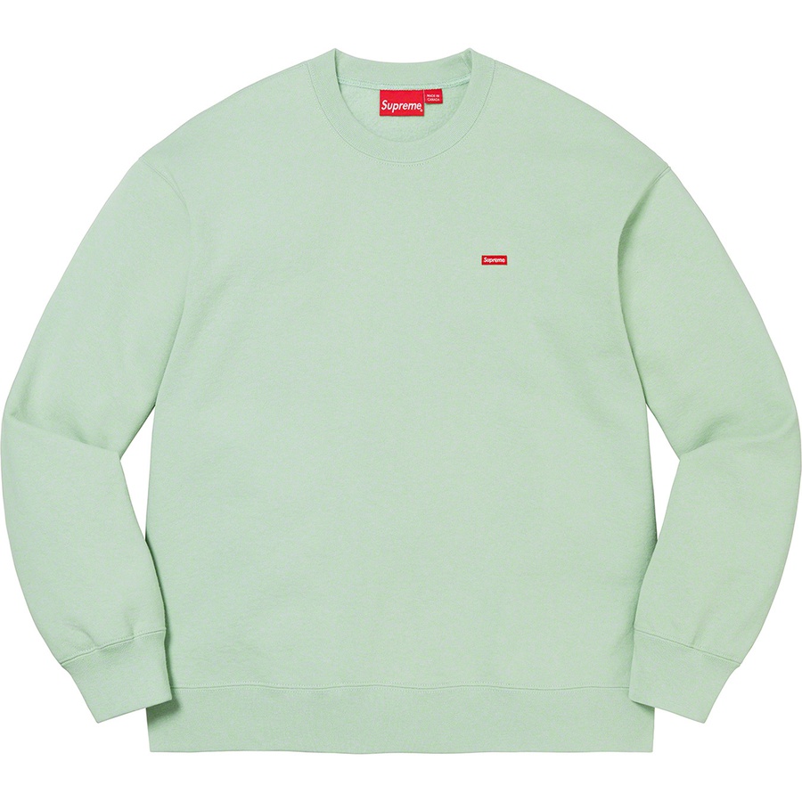 Details on Small Box Crewneck Mint from spring summer
                                                    2022 (Price is $138)
