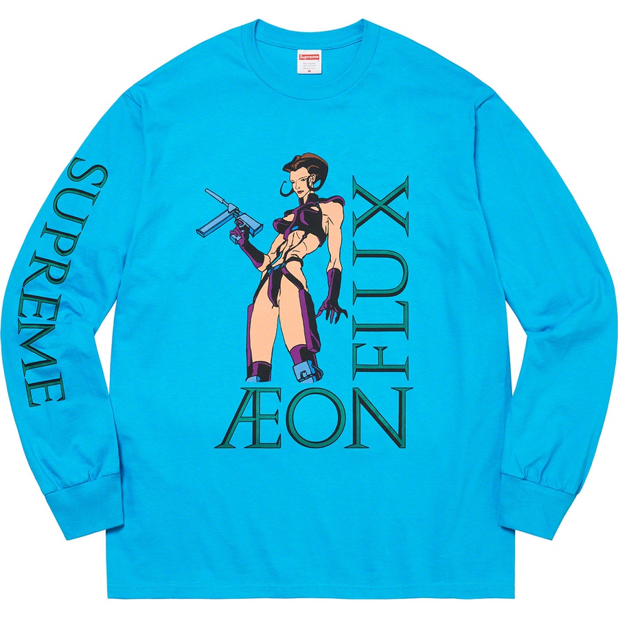 Details on Aeon Flux L S Tee Bright Blue from spring summer 2022 (Price is $54)