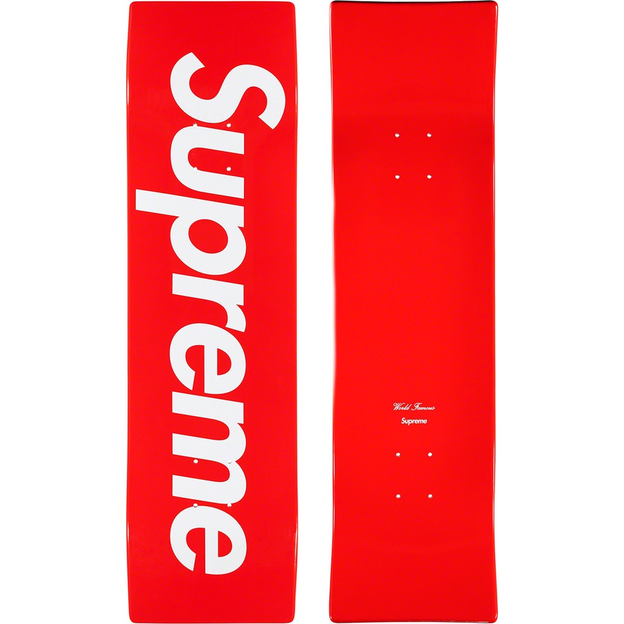 Details on Uncut Box Logo Skateboard Red - 8.25" x 30.625"  from spring summer
                                                    2022 (Price is $68)