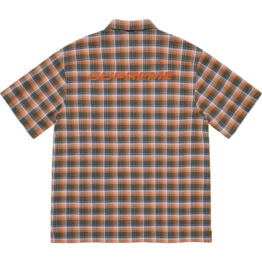 Details on Plaid S S Shirt Orange from spring summer 2022 (Price is $128)