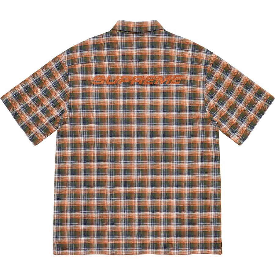 Details on Plaid S S Shirt Orange from spring summer
                                                    2022 (Price is $128)