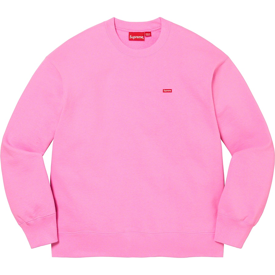 Details on Small Box Crewneck Bright Pink from spring summer
                                                    2022 (Price is $138)