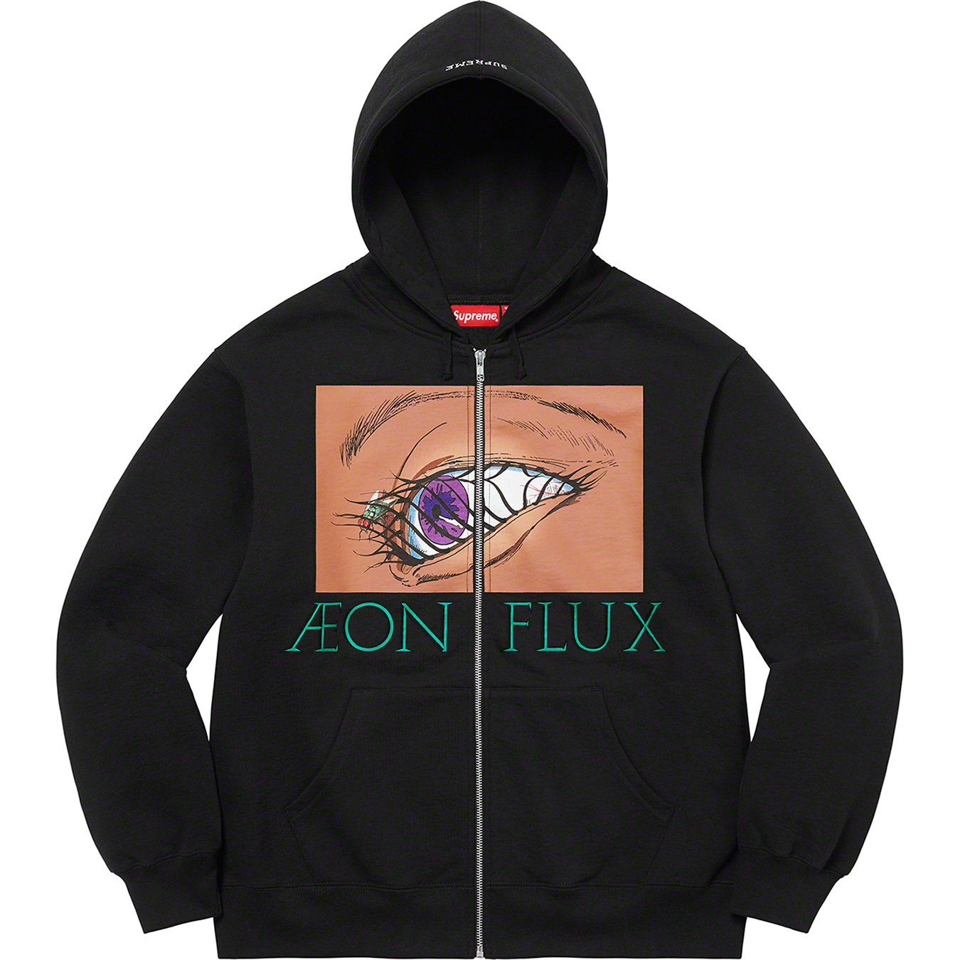 Aeon Flux Zip Up Hooded Sweatshirt - Supreme Community