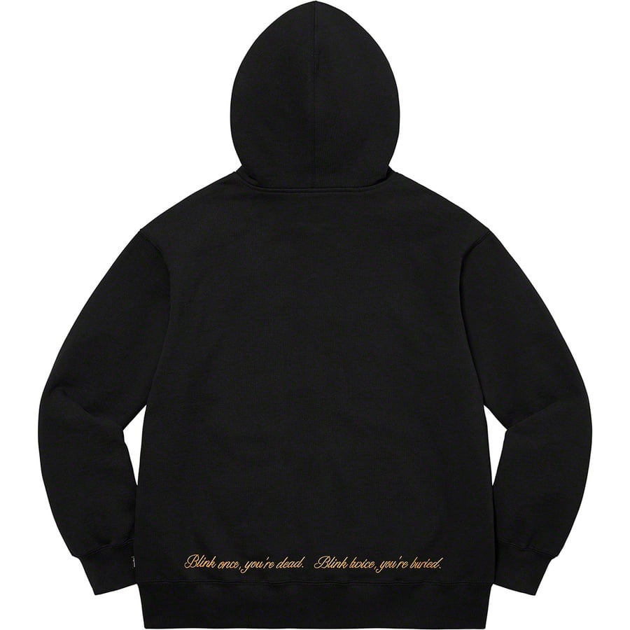 Details on Aeon Flux Zip Up Hooded Sweatshirt Black from spring summer 2022 (Price is $188)
