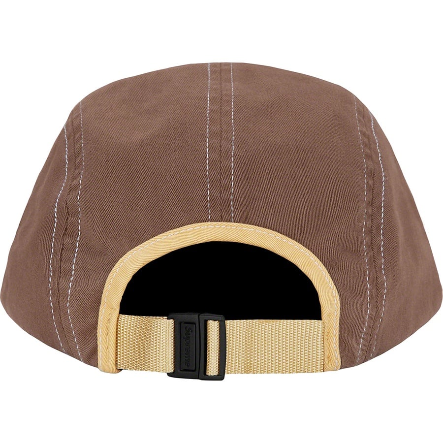Details on 2-Tone Twill Camp Cap Brown from spring summer 2022 (Price is $48)