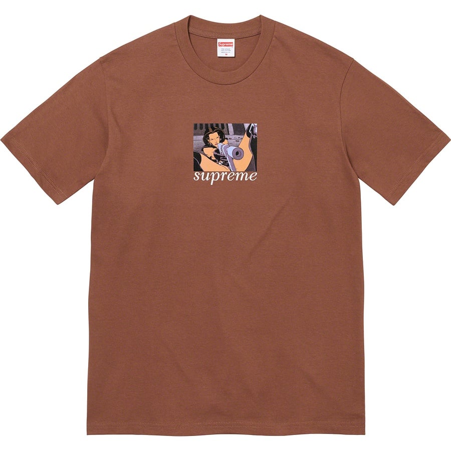 Details on Aeon Flux Gun Tee Brown from spring summer
                                                    2022 (Price is $44)