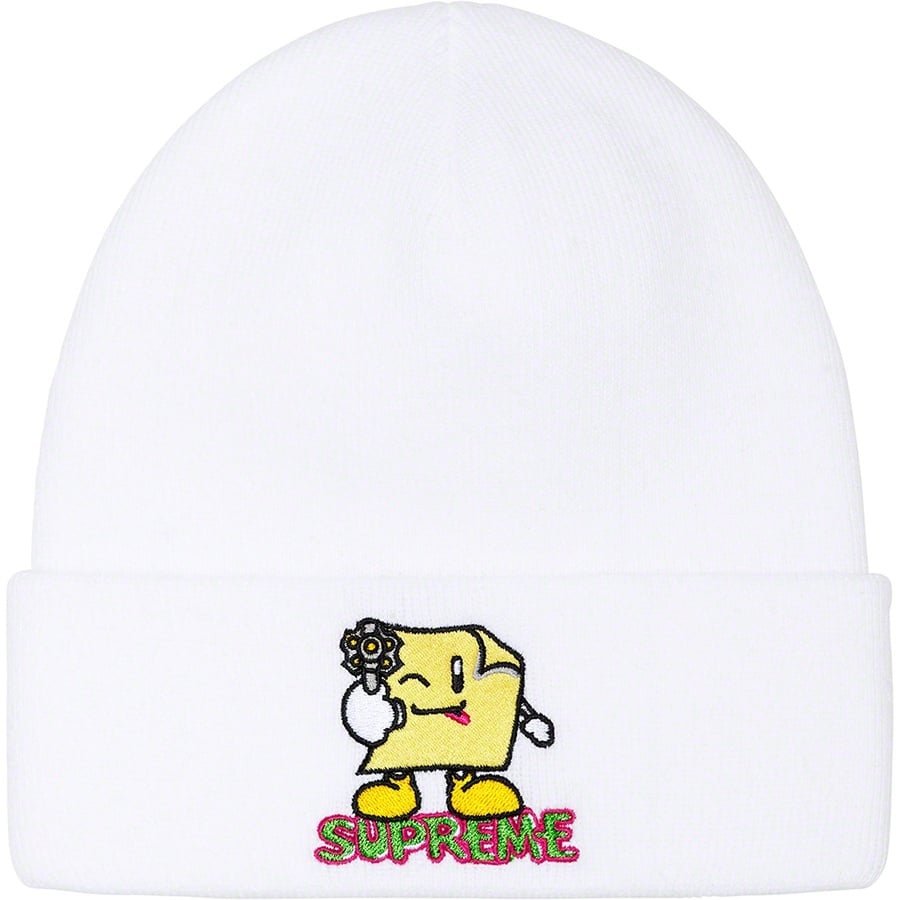 Details on Sticky Note Beanie White from spring summer 2022 (Price is $38)