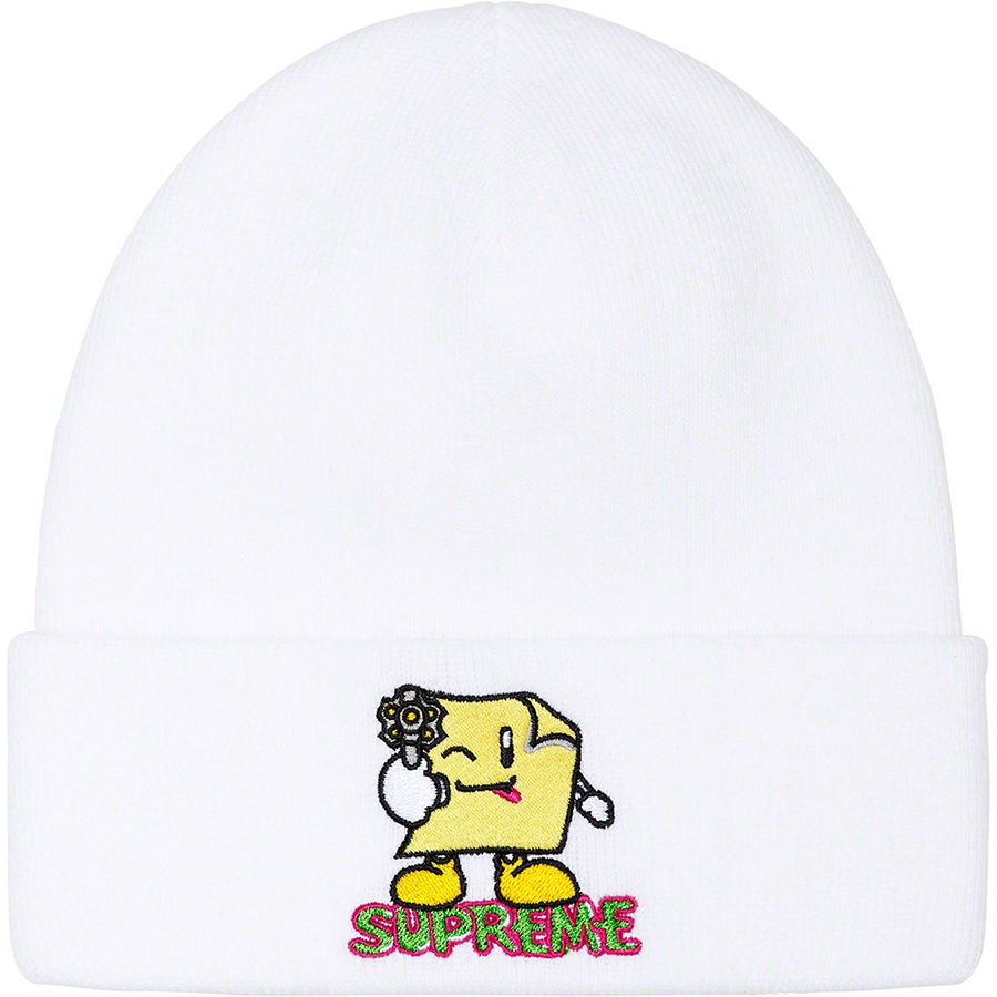 Details on Sticky Note Beanie White from spring summer
                                                    2022 (Price is $38)