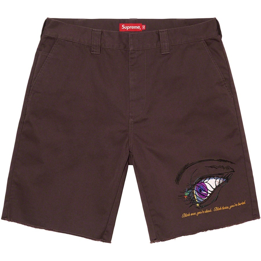 Details on Aeon Flux Work Short Brown from spring summer
                                                    2022 (Price is $138)