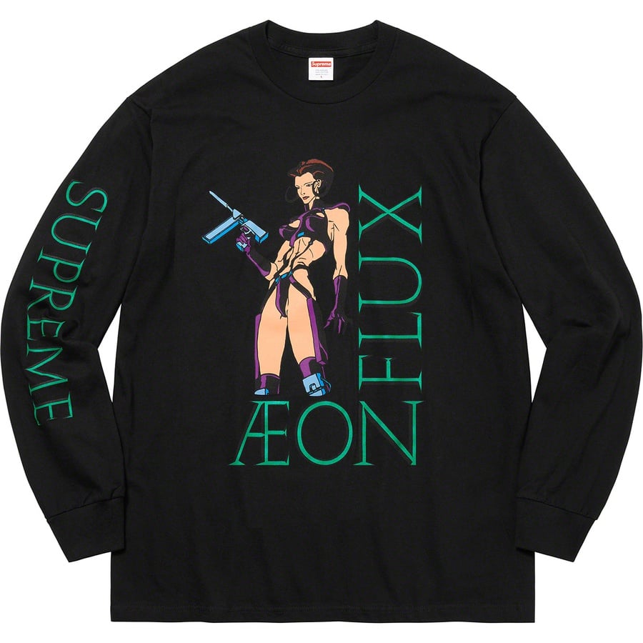 Details on Aeon Flux L S Tee Black from spring summer
                                                    2022 (Price is $54)