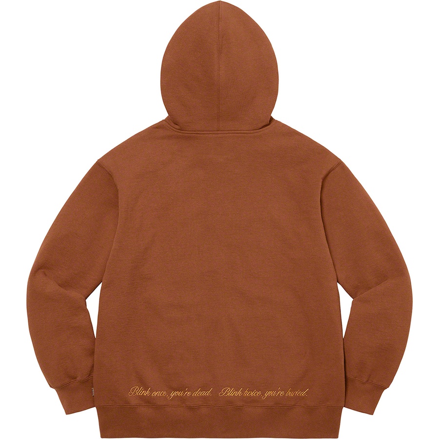 Details on Aeon Flux Zip Up Hooded Sweatshirt Brown from spring summer
                                                    2022 (Price is $188)