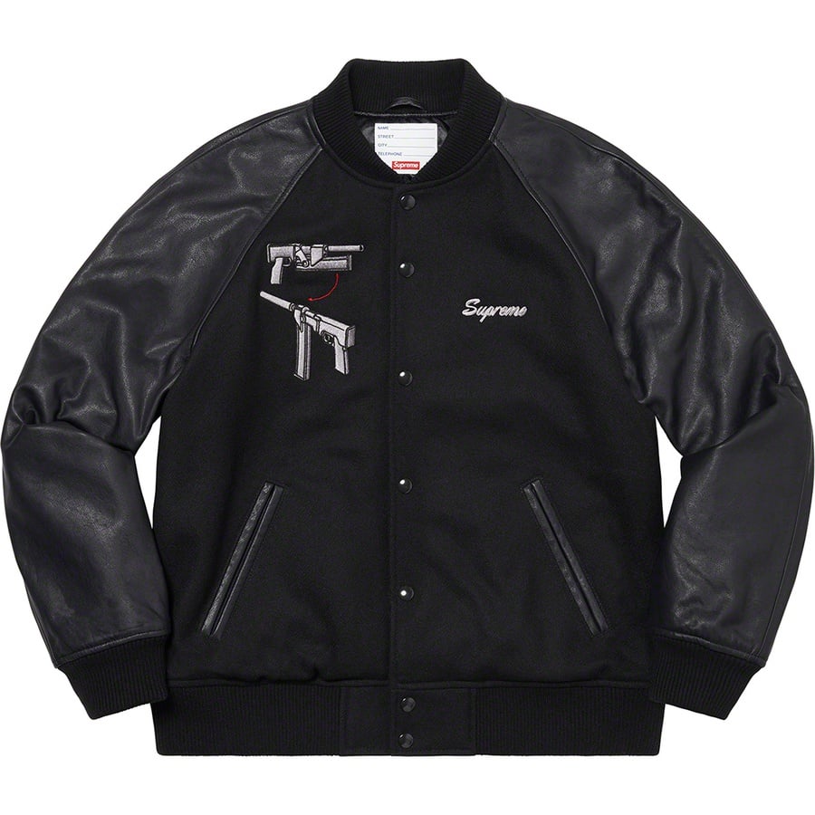 Details on Aeon Flux Varsity Jacket Black from spring summer 2022 (Price is $498)
