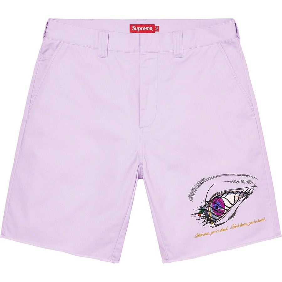 Details on Aeon Flux Work Short Lavender from spring summer
                                                    2022 (Price is $138)