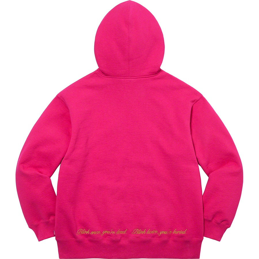 Details on Aeon Flux Zip Up Hooded Sweatshirt Fuchsia from spring summer
                                                    2022 (Price is $188)