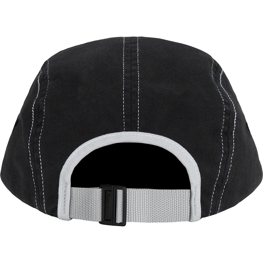 Details on 2-Tone Twill Camp Cap Black from spring summer
                                                    2022 (Price is $48)